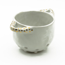 Ceramic tea strainer